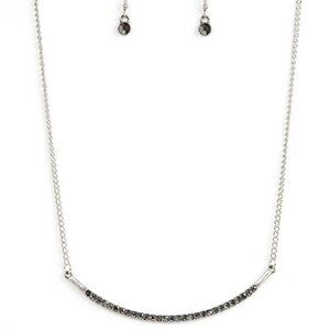 Collar Poppin Sparkle Silver Necklace